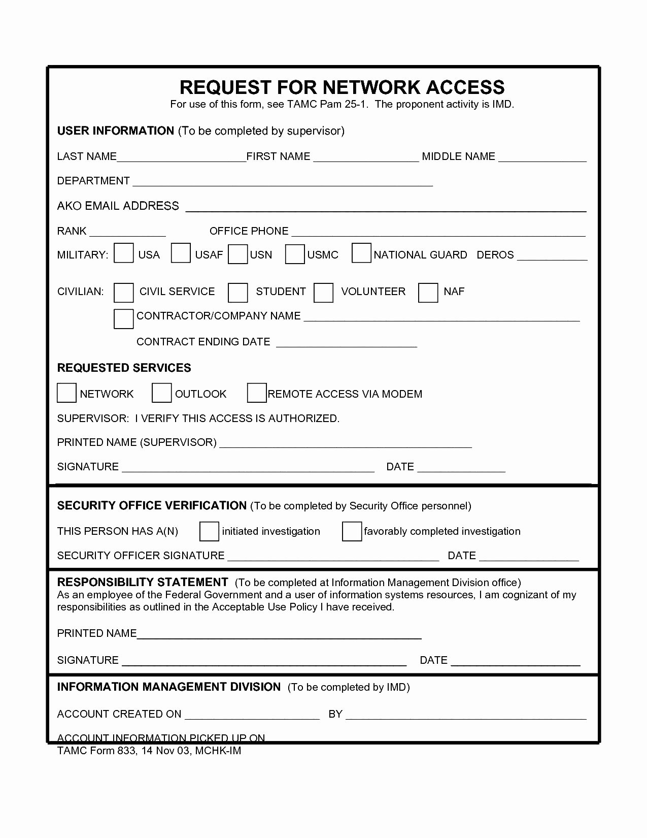 User Access Request form Template Unique 28 Of Access Database Template Access Request