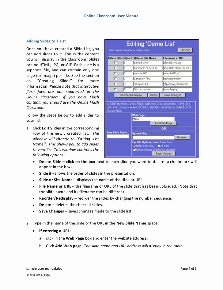 User Guide Sample Luxury Sample User Manual