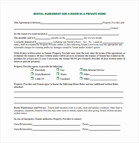 Vacation Rental House Rules Template Inspirational Home Rental Agreement 8 Download Free Documents In Pdf