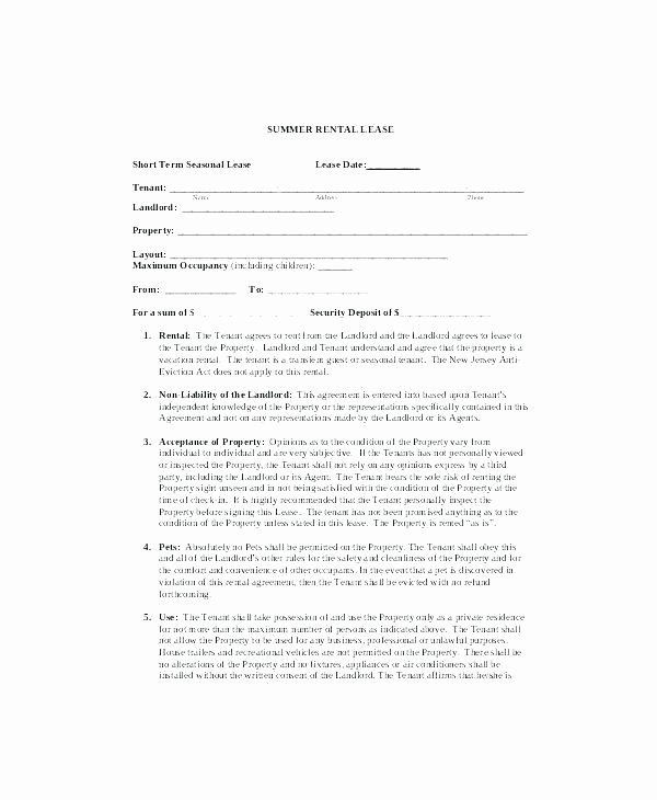 Vacation Rental House Rules Template Inspirational Tenant House Rules Sample