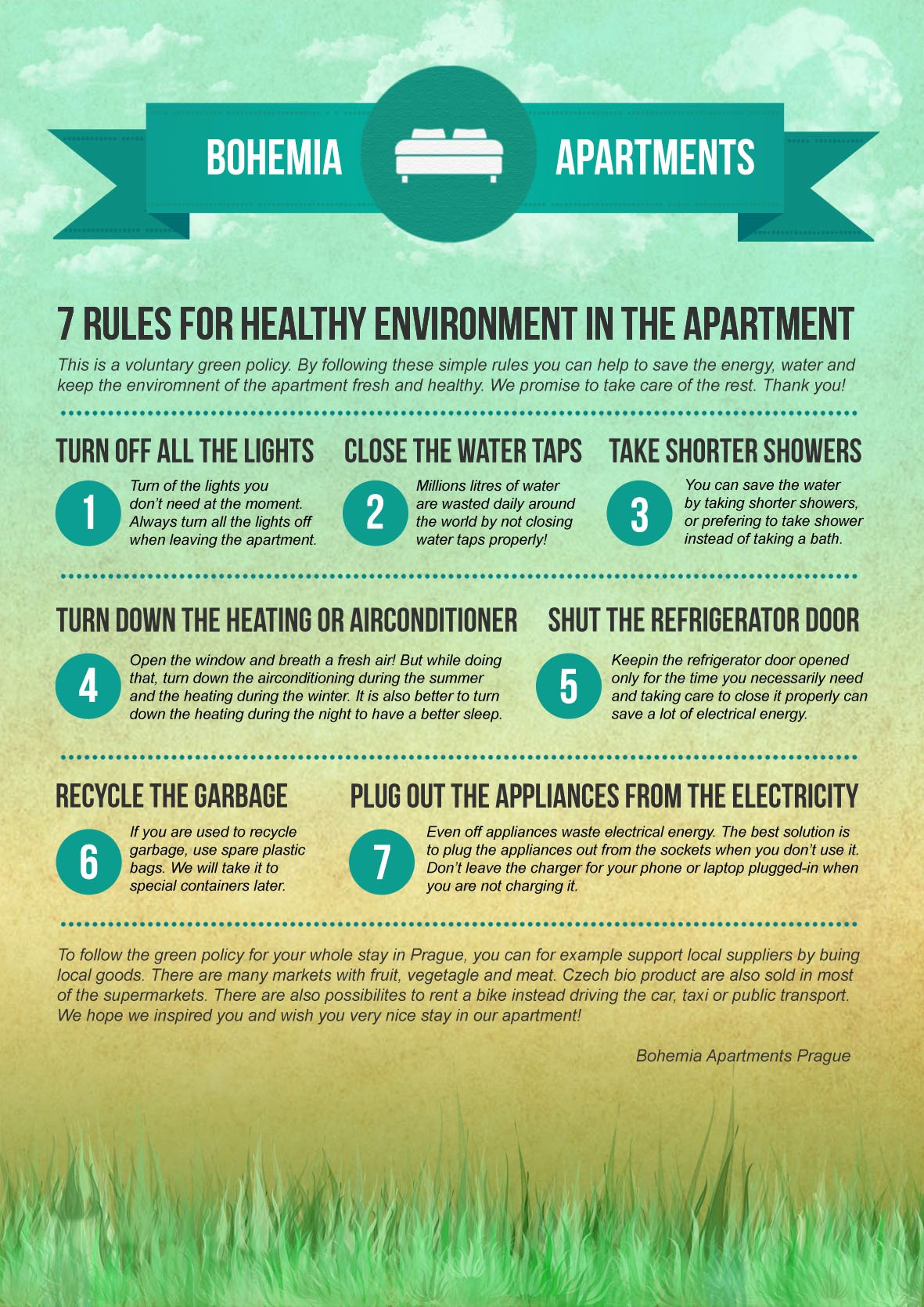 Vacation Rental House Rules Template New 7 Rules for Healthy Environment In the Apartment