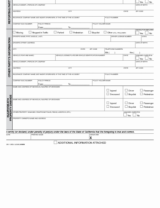 Vehicle Accident form Lovely Statement Claim Motor Vehicle Accident Impremedia