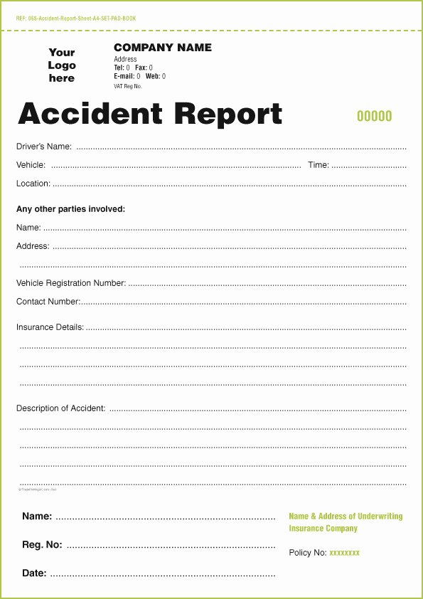 Vehicle Accident Report form Fresh Dot Driver Vehicle Inspection Report form Templates