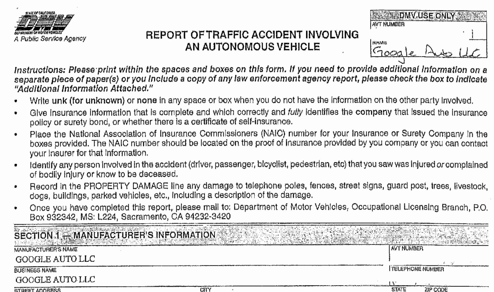 Vehicle Accident Report form New Cult Of android People Can T Stop Running Into Google S