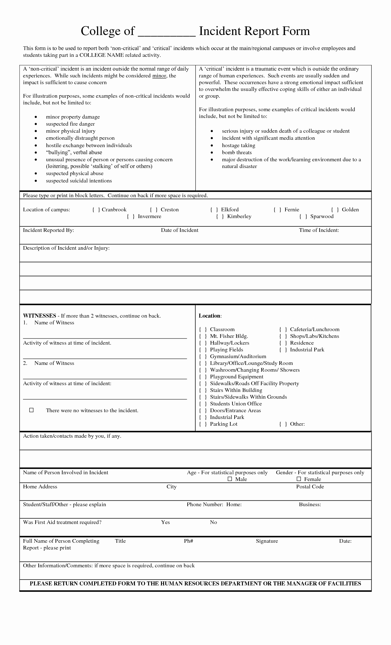 Vehicle Accident Report form Template Best Of Best S Of Accident Investigation Report Template