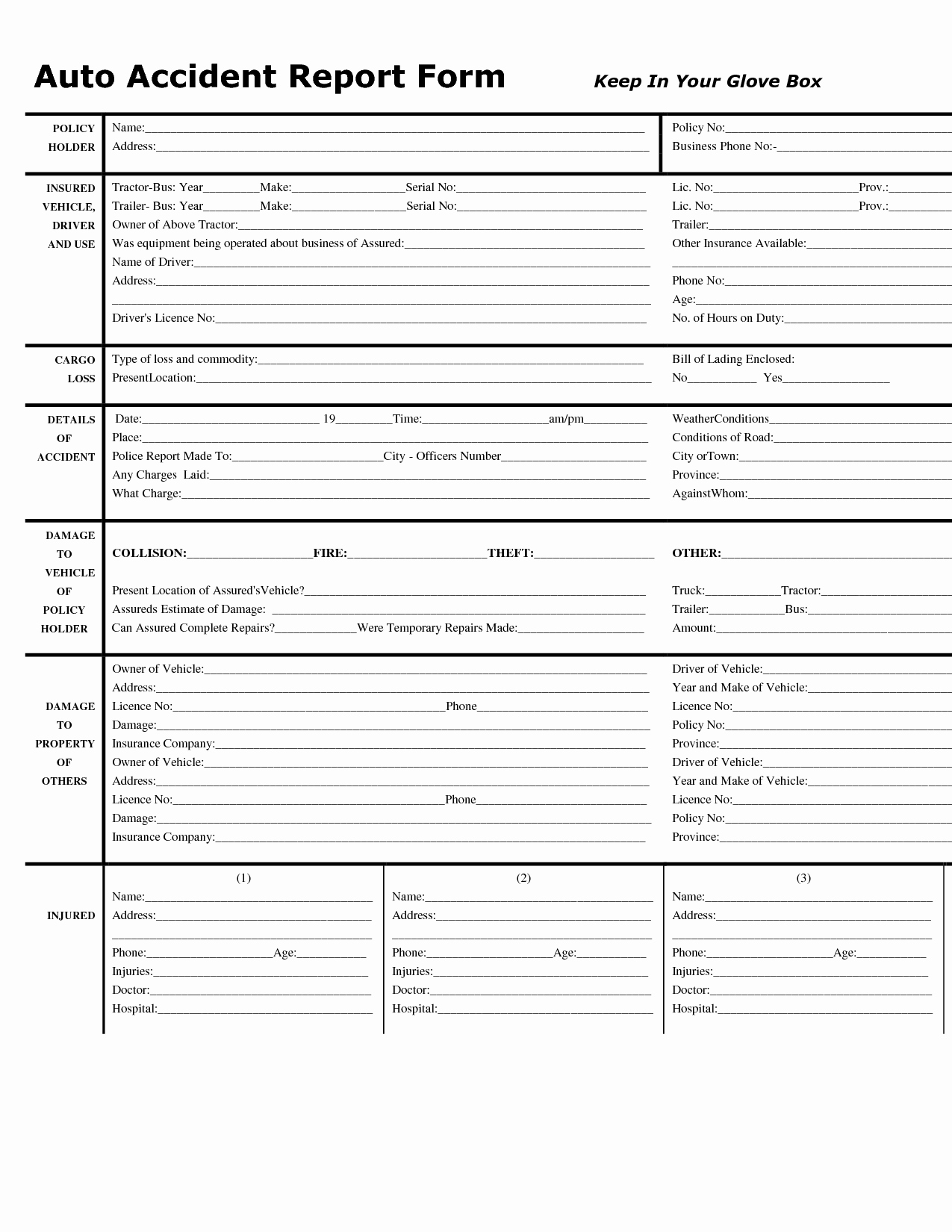 Vehicle Accident Report form Template Elegant Minnesota Motor Vehicle Crash Report Impremedia