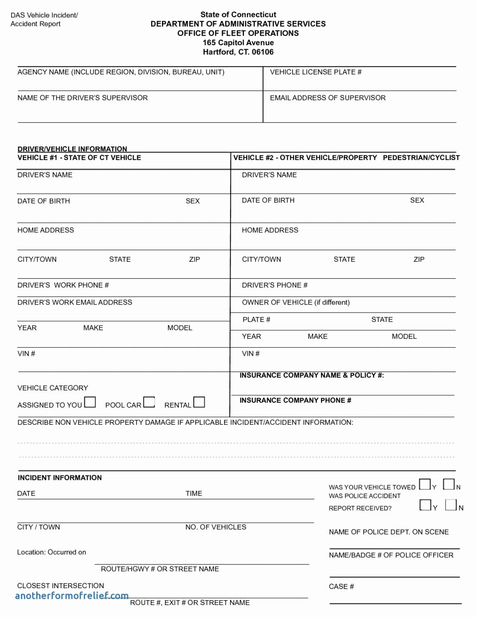 Vehicle Accident Report form Template Lovely Accident Report form Template Word Uk Hse for Workplace