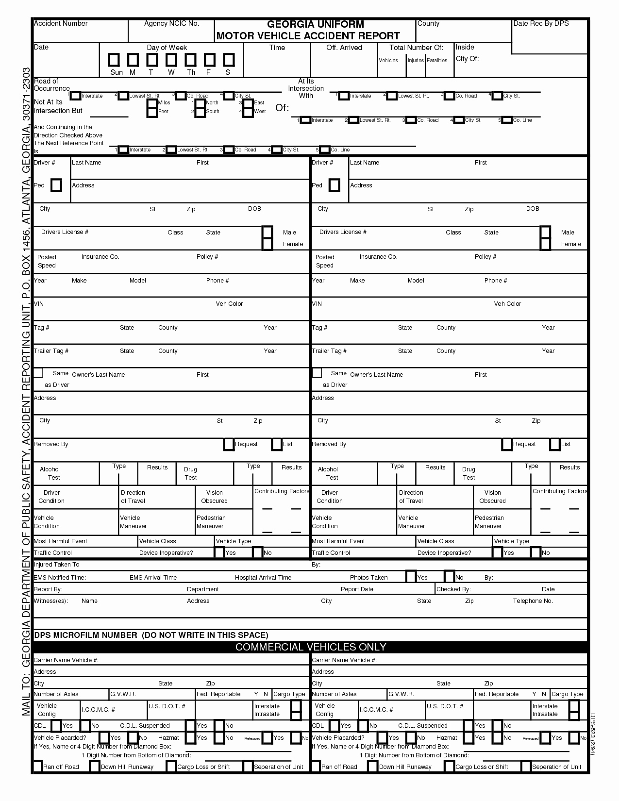 Vehicle Accident Report form Template Lovely Tario Motor Vehicle Accident Report Impremedia