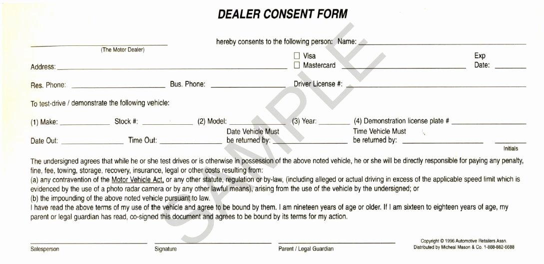 Vehicle Consignment Agreement Fresh Consignment Agreement form