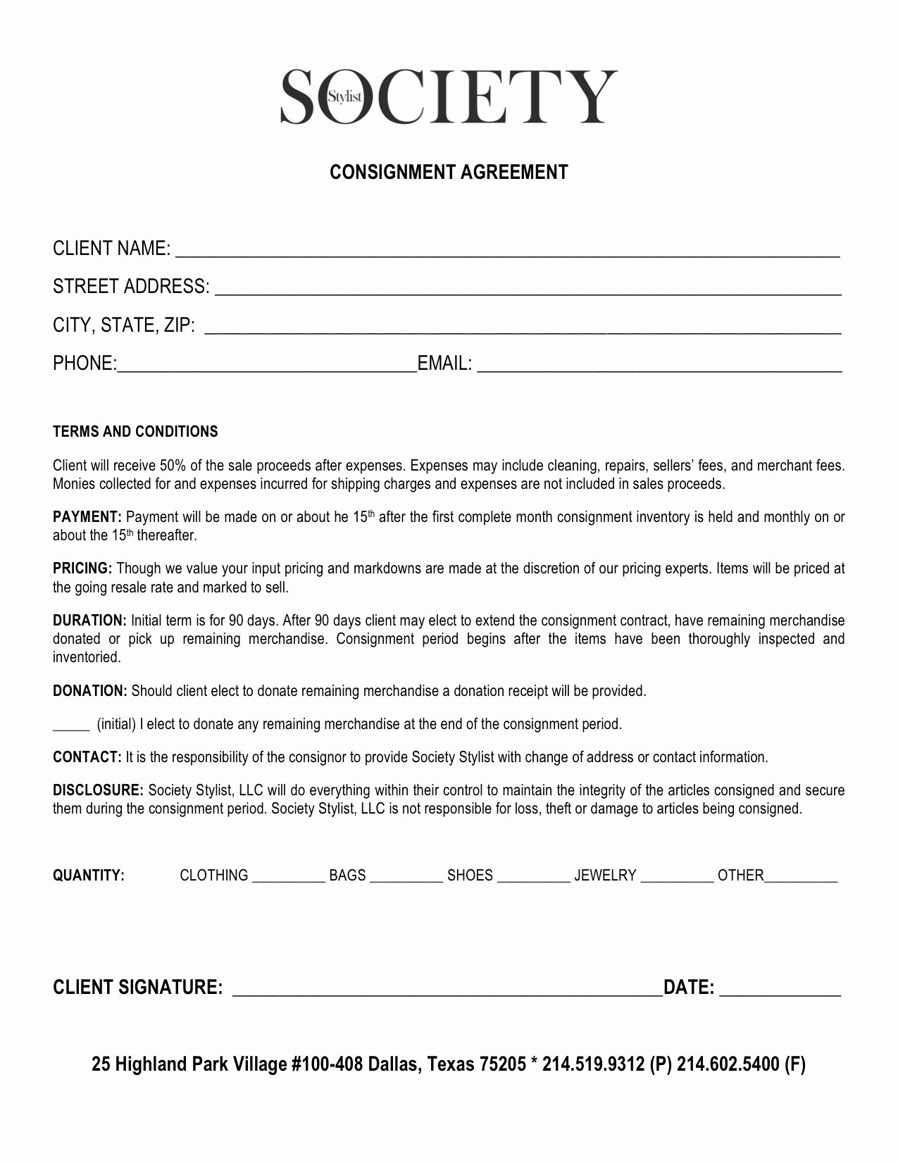 Vehicle Consignment Agreement Lovely Retail Consignment Agreement