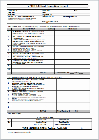 Vehicle Damage Report Template Excel Fresh Vehicle Damage Incident Inspection and Maintenance