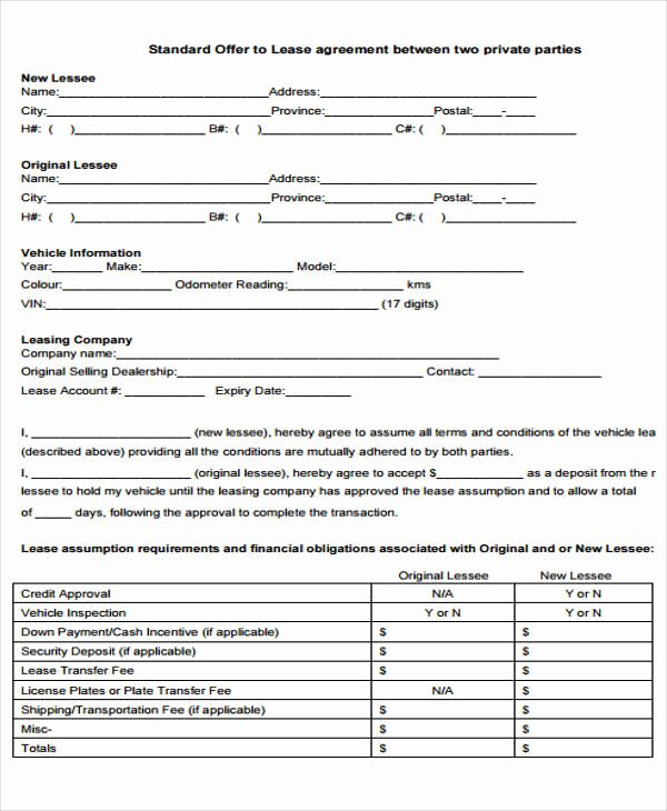 Vehicle Deposit Agreement New 33 Lease Agreement forms In Pdf