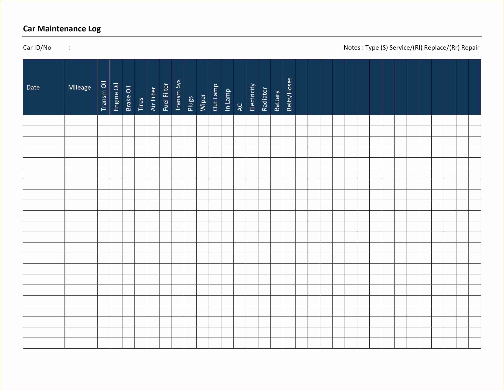 Vehicle Maintenance Spreadsheet Elegant Fleet Maintenance Tracking Spreadsheet