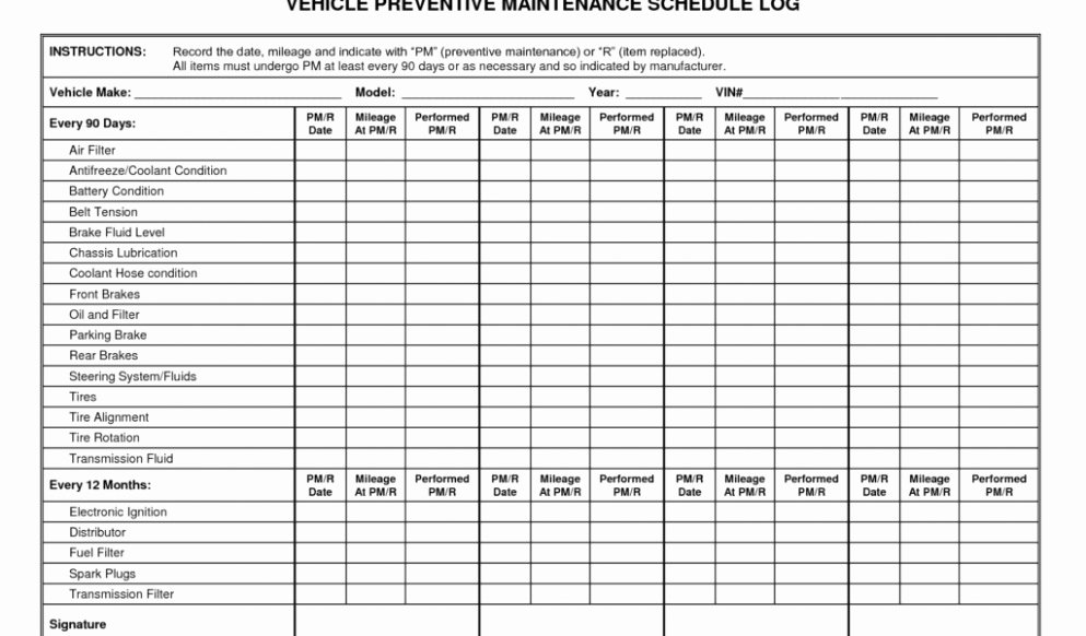 Vehicle Maintenance Spreadsheet Elegant Vehicle Maintenance Spreadsheet – Car
