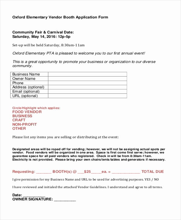 Vendor Credit Application Inspirational 8 Sample Vendor Application forms Sample Example format