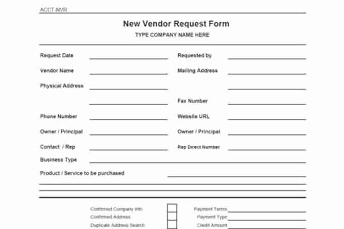 Vendor Credit Application Template Awesome Internal Control Procedures for Small Business Checklist