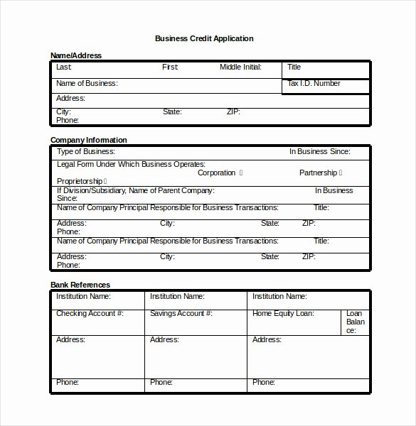 Vendor Credit Application Template Inspirational Application Templates – 20 Free Word Excel Pdf