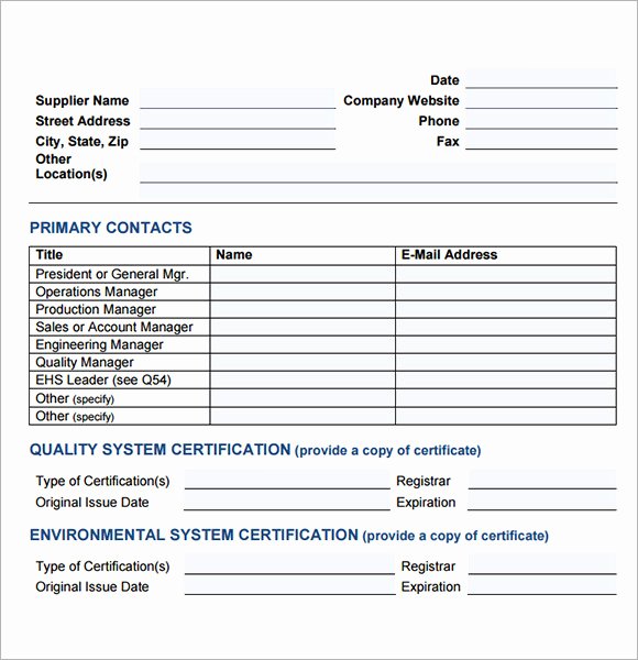 Vendor Evaluation form Inspirational 7 Sample Vendor Evaluations