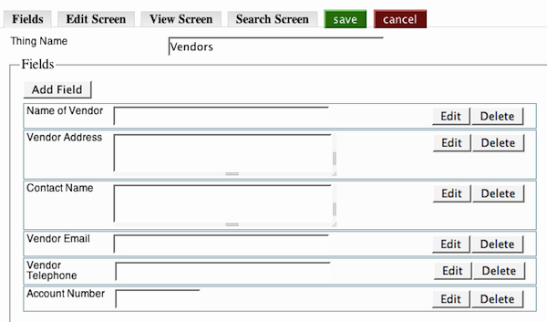 Vendor Information form Best Of Webgui Thingy and Thingyrecord Content Management