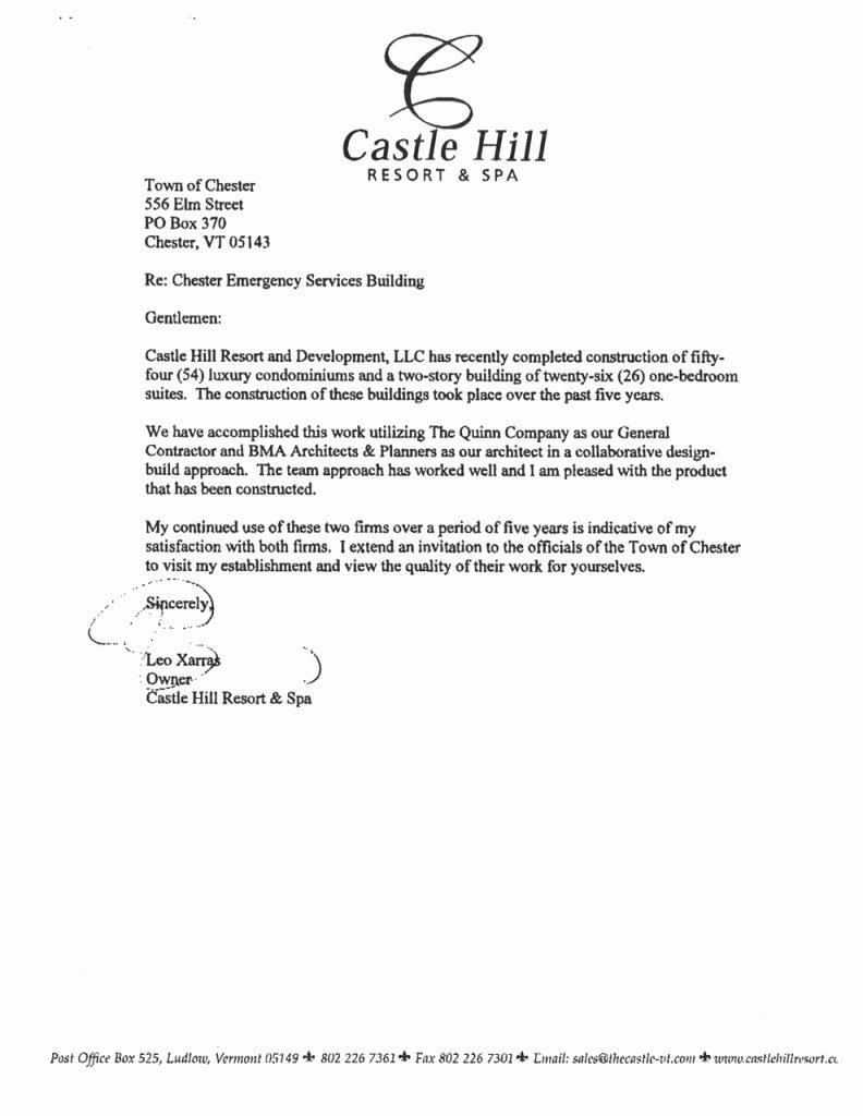 Vendor Recommendation Letter Sample Beautiful General Contractor Warranty Letter Template Gallery