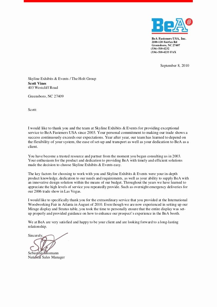 Vendor Recommendation Letter Sample Luxury Client Letters Of Re Mendation