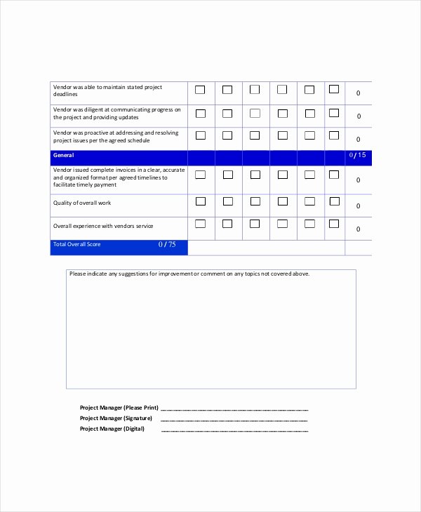 Vendor Scorecard Template Excel Beautiful Vendor Scorecard Template – 8 Free Excel Pdf Documents