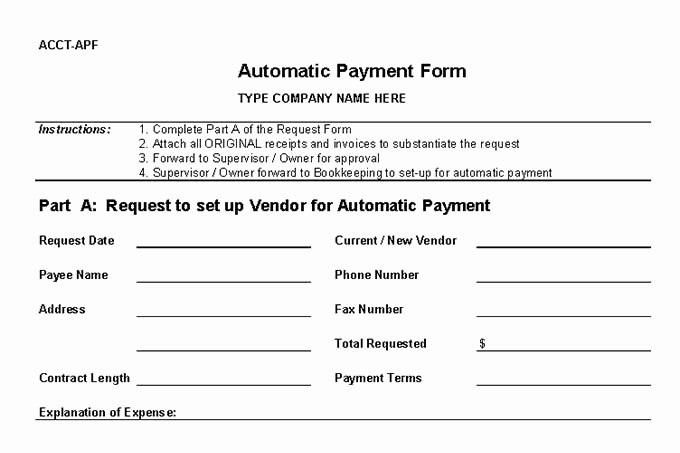 Vendor Setup form Template Best Of Bookkeeping Internal Controls are You Good at