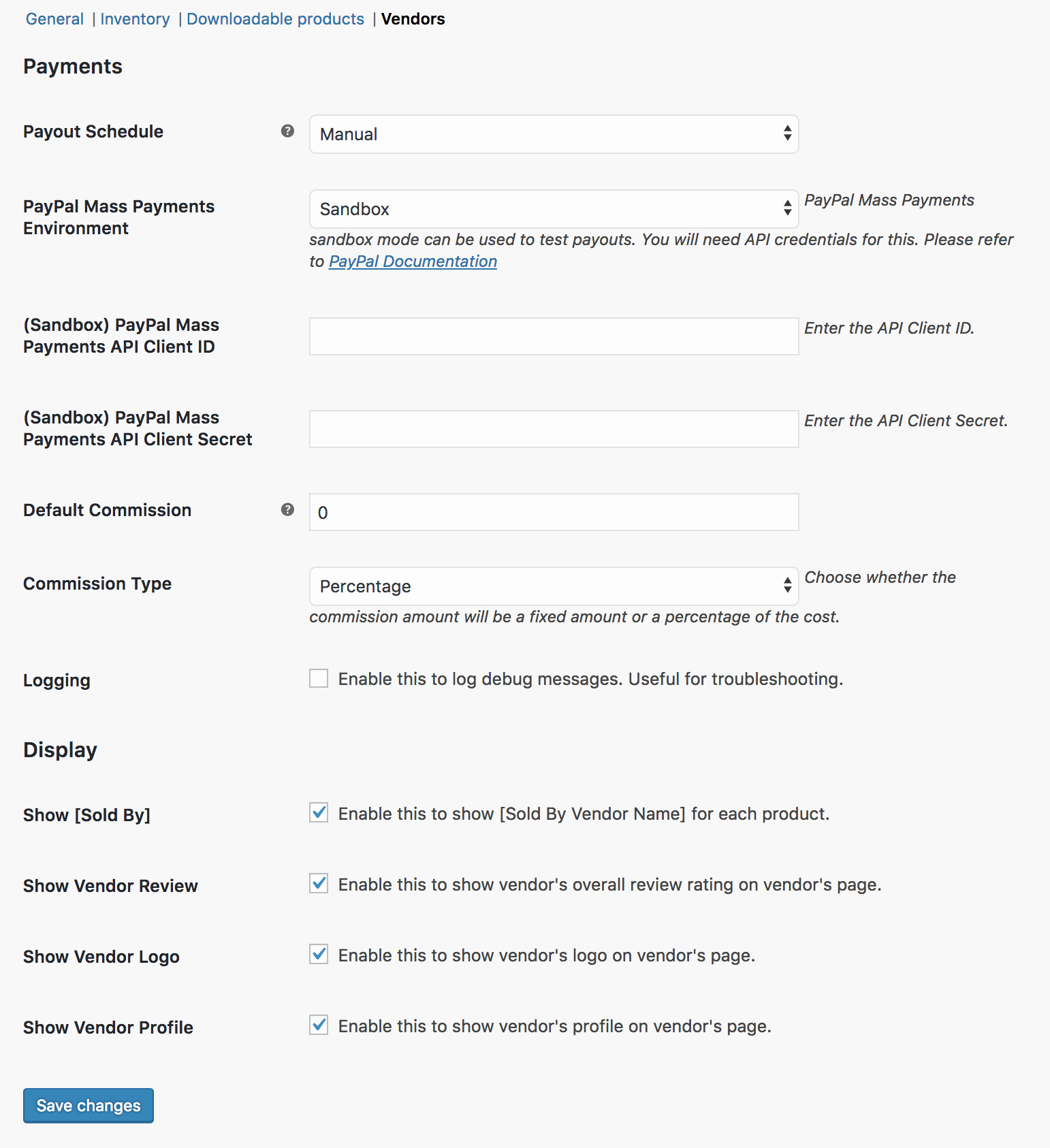 Vendor Setup form Template New Getting Started with Product Vendors Woo Merce Docs