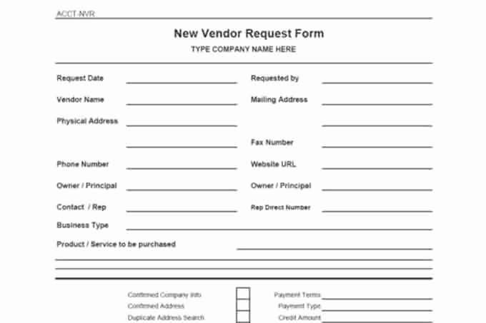 Vendor Setup form Template Unique Internal Control Procedures for Small Business Checklist