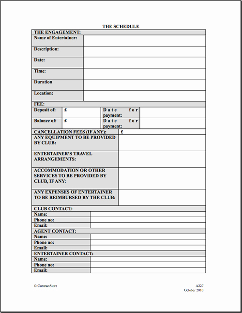 Venue Rental Agreement Template Luxury Agreement Template Category Page 57 Efoza