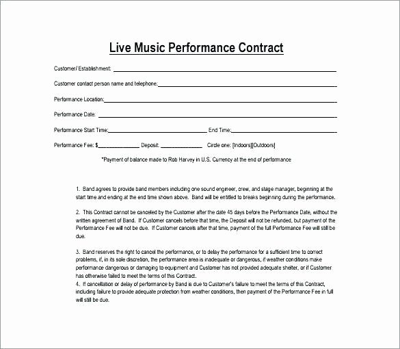 Venue Rental Agreement Template Luxury Booking Agent Contract Template