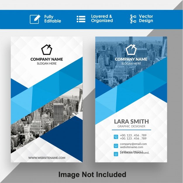 Vertical Postcard Layout Inspirational Vertical Business Card Design Psd File