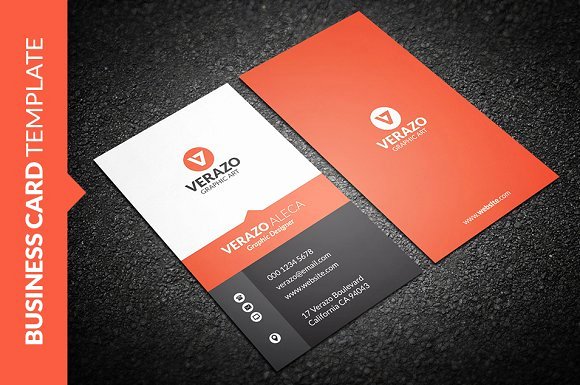 Vertical Postcard Layout Luxury Sleek Vertical Business Card Business Card Templates On