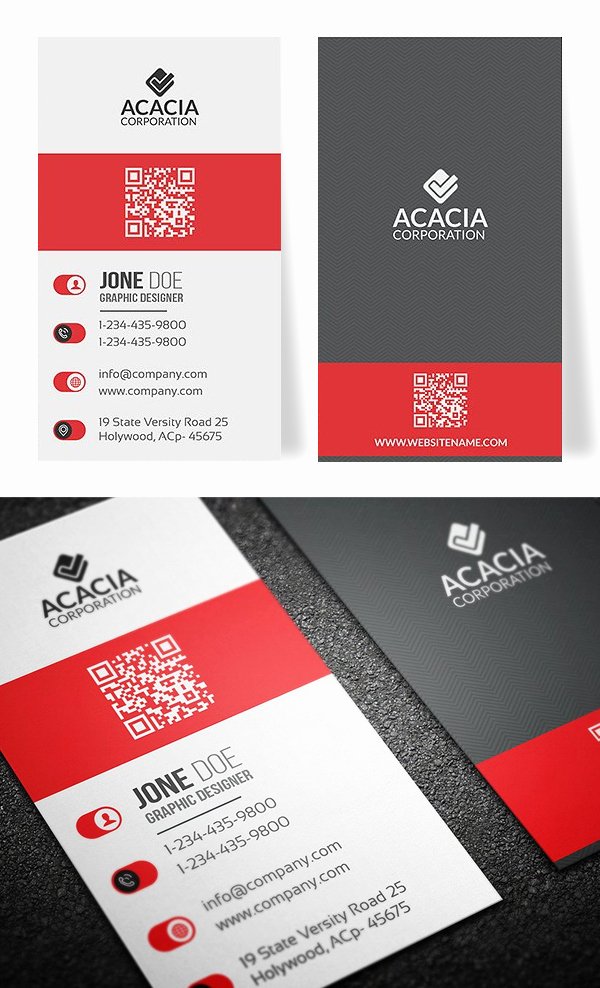 Vertical Postcard Template Lovely 25 New Professional Business Card Templates Print Ready