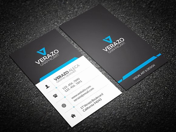 Vertical Postcard Template Luxury Standard Business Cards Vertical Single Sided