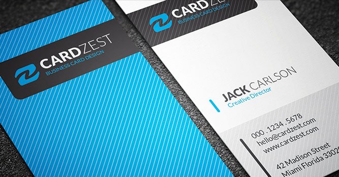 Vertical Postcard Template New Free Business Card Templates Cardzest