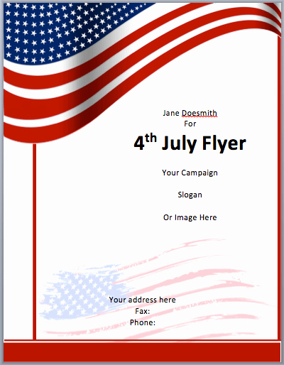 Veterans Day Flyer Template Free Awesome American Flyer Template 4th July Free Flyer Templates