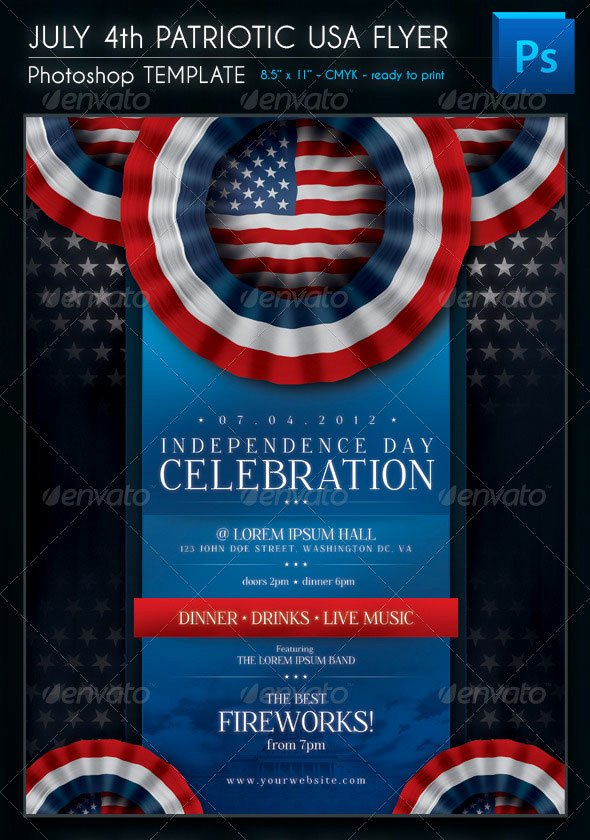 Veterans Day Flyer Template Free Fresh 16 Amazing Independence Day Psd Flyer Templates