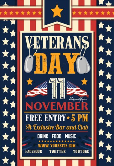 Veterans Day Flyer Template Free New Free Psd Flyer Templates for Party event Business