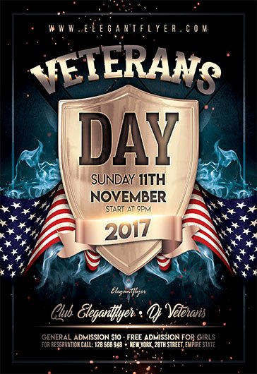 Veterans Day Flyer Template Free Unique Free Psd Flyers Templates for event Club Party and