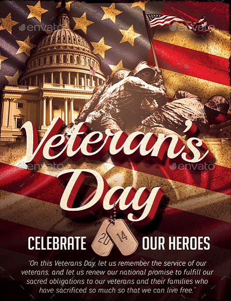 Veterans Day Flyer Templates Free Inspirational Veteran S Day Flyer Template Party Flyer Templates for