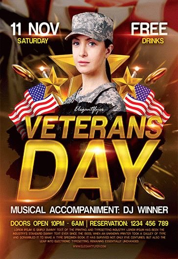 Veterans Day Flyer Templates Free Luxury Free Psd Flyer Templates for Party event Business