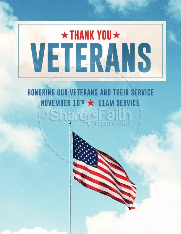 Veterans Day Flyer Templates Free Unique Veterans Day American Flag Flyer Template Template