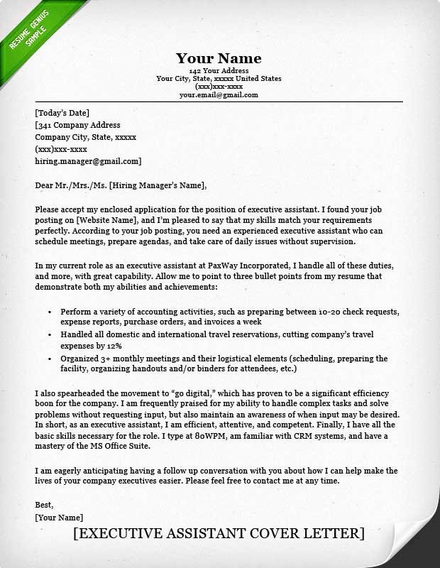 cover letter examples for virtual assistant position