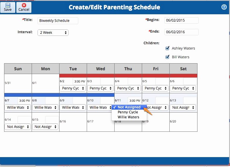 Visitation Schedule Template Fresh Parenting Plan Examples A Plan that Fits Your Needs