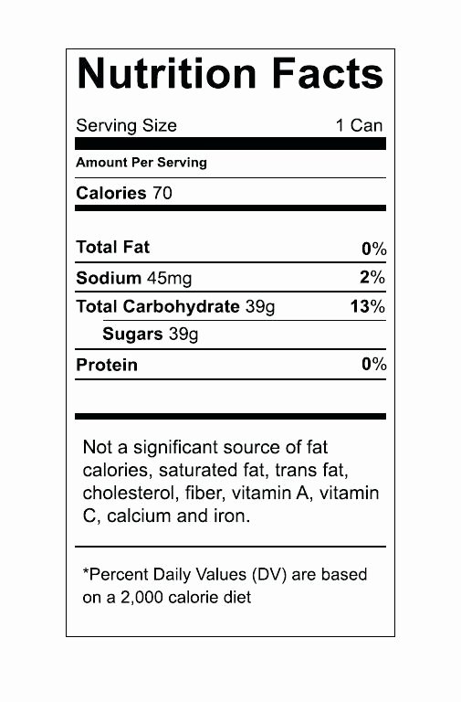 Vitamin Water Label Template Best Of Nutrition Facts Template – Siterankcheckerfo