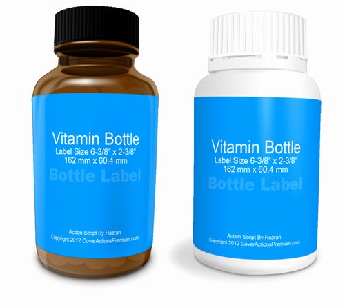 Vitamin Water Label Template Luxury Pill Bottle Label Size Best and Decription