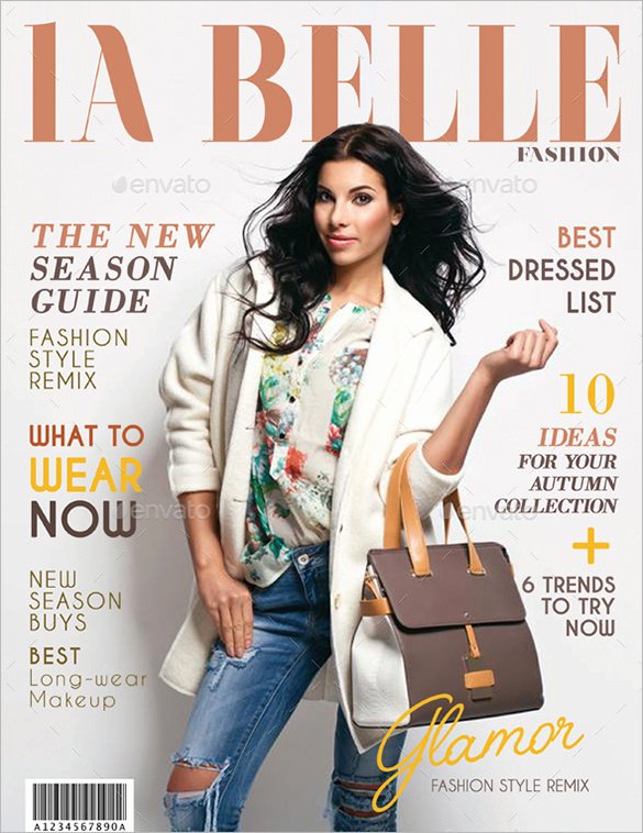 Vogue Magazine Cover Template Awesome 36 Magazine Cover Template Free Sample Example format