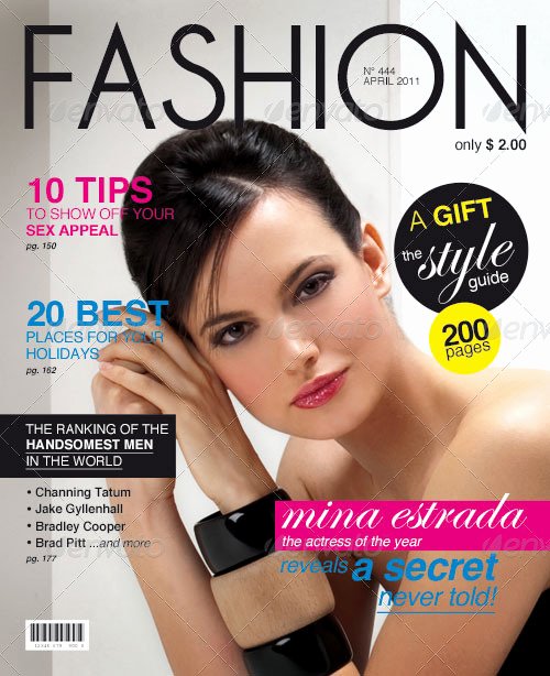 Vogue Magazine Cover Template Awesome Magazine Cover Template by Weweb