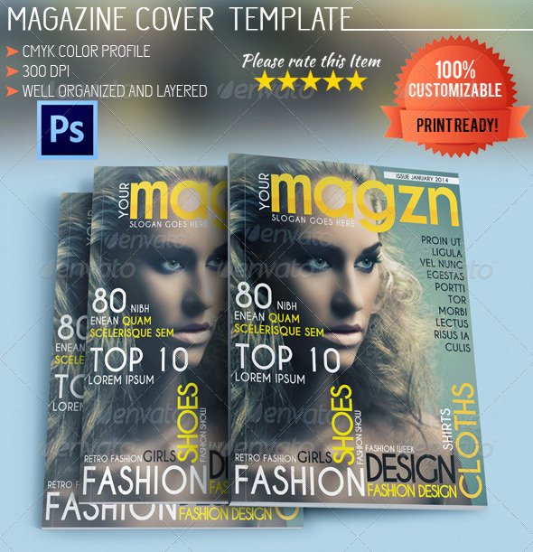 Vogue Magazine Cover Template Inspirational Fashion Magazine Cover